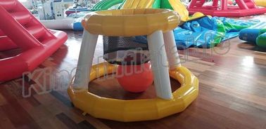 Funny Airtight Floating Basketball Game Inflatable Water Toys For Amusement Park