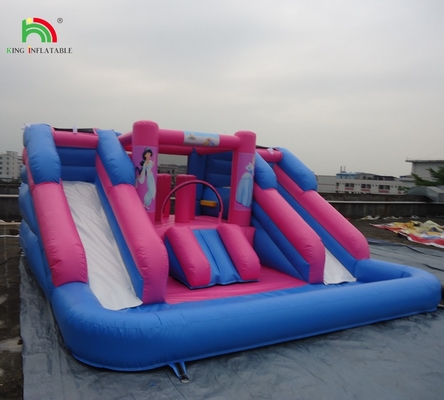 Hot Sale Inflatable Water Slide Double Lane Inflatable Water Slide with Detachable Pool for Sale