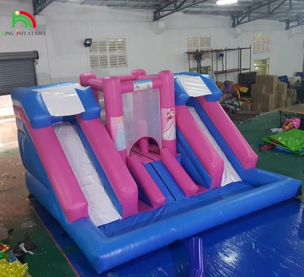Hot Sale Inflatable Water Slide Double Lane Inflatable Water Slide with Detachable Pool for Sale