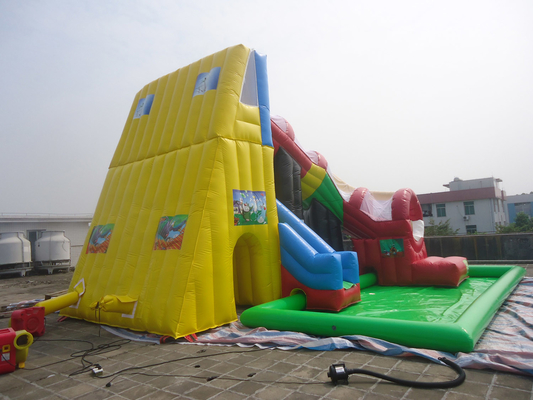 Customized Commercial Castle Kids Inflatable Playground Trampoline Water Slide Jumping Combo Bouncer