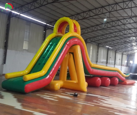 Inflatable Playground Obstacle Sports Field Inflatable Water Slide with Pool