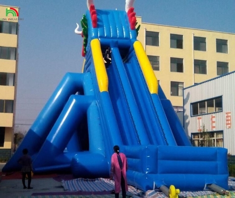 Water Park Slides Funny Aqua Park Water Games New Design Aquatic Play Equipment Inflatable Long Water Slide
