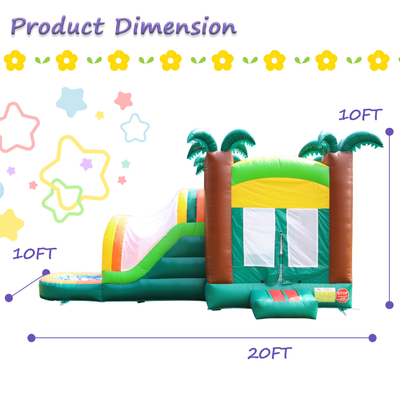 High Quality Inflatable Bouncer Combo Jumping Castle With Pool & Inflatable Water Slide