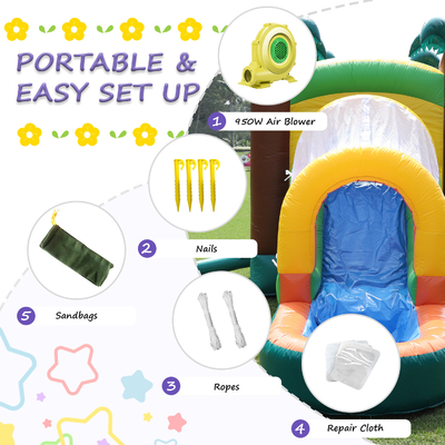 High Quality Inflatable Bouncer Combo Jumping Castle With Pool & Inflatable Water Slide