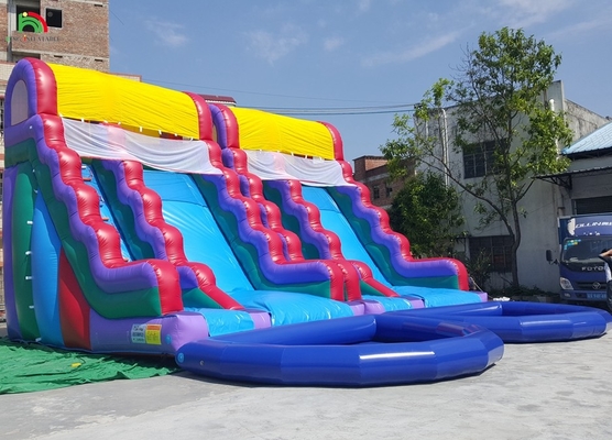 Customized Outdoor Waterpark Slides Amusement Playground Equipment Comercial Water Slides for Kids