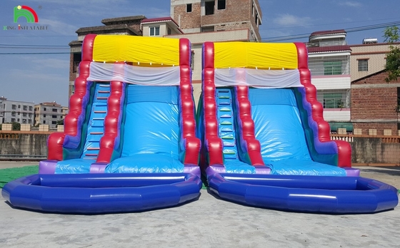 Customized Outdoor Waterpark Slides Amusement Playground Equipment Comercial Water Slides for Kids