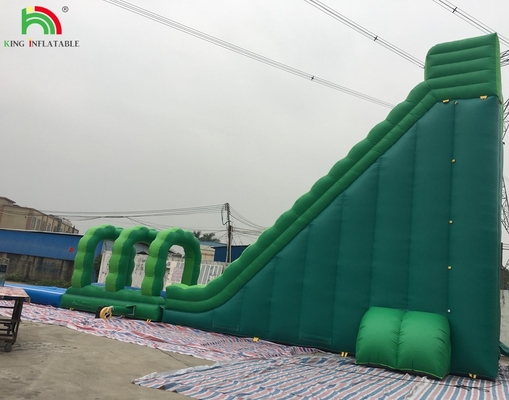 Giant Water Slide Inflatable Commercial Inflatable Water Slide with Pool
