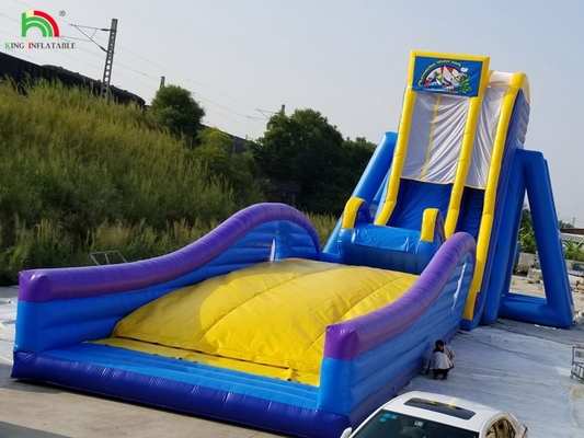 Commercial Grade Water Slide Adult Large Long Inflatable Water Slide For Amusement Park