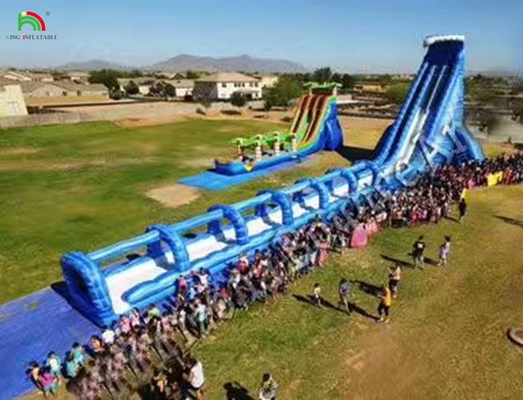 Customized Adult Size Inflatable Water Park Equipment Blow Up Water Slides