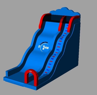 Custom Multiple Styles Inflatable Water Slide  With Continuous Blower System
