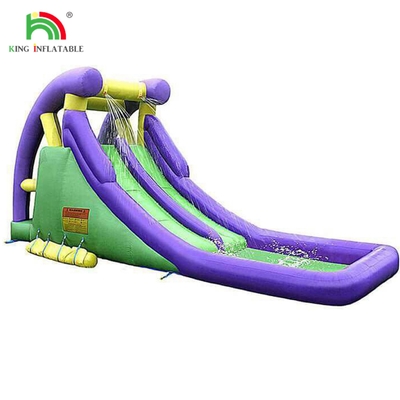 Custom Multiple Styles Inflatable Water Slide  With Continuous Blower System