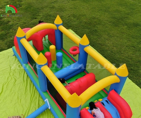 Kids Inflatable Obstacle Course Inflatable Jumping Bounce Obstacled Inflatable Course Obstacle Game