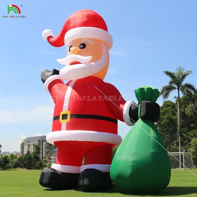 20ft 26ft 33ft 40ft Christmas Inflatable Santa For Outdoor Lawn Yard Xmas Party Decoration