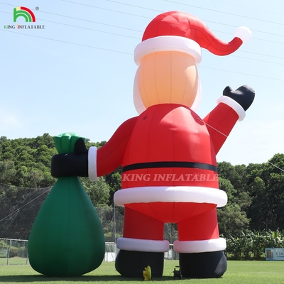 20ft 26ft 33ft 40ft Christmas Inflatable Santa For Outdoor Lawn Yard Xmas Party Decoration