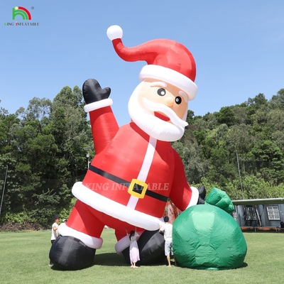 20ft 26ft 33ft 40ft Christmas Inflatable Santa For Outdoor Lawn Yard Xmas Party Decoration