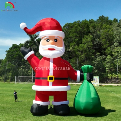 20ft 26ft 33ft 40ft Christmas Inflatable Santa For Outdoor Lawn Yard Xmas Party Decoration