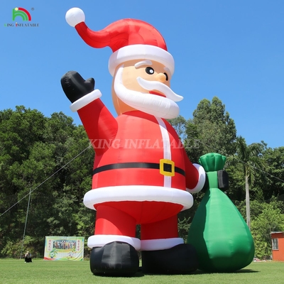 20ft 26ft 33ft 40ft Christmas Inflatable Santa For Outdoor Lawn Yard Xmas Party Decoration