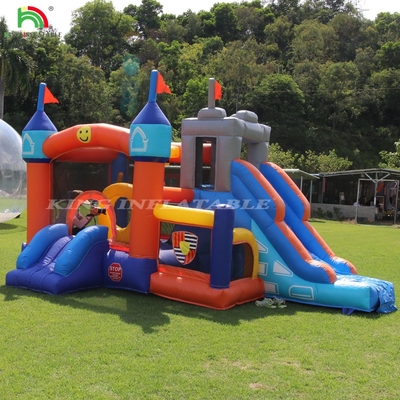 Commercial Inflatable Bounce Combo House Jumping Castle With Slides & Ball Pit Inflatable Jumping Bouncy Castle For Kids