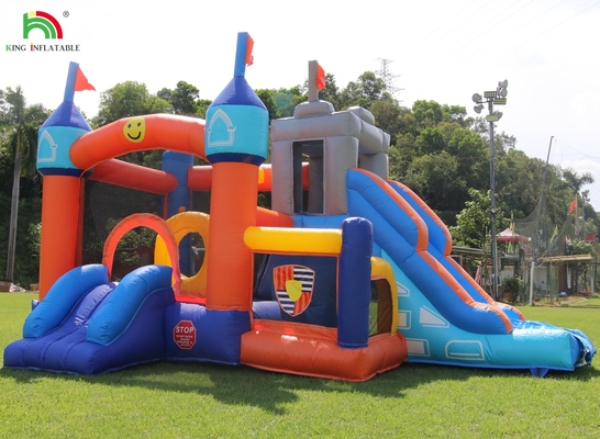 Commercial Inflatable Bounce Combo House Jumping Castle With Slides & Ball Pit Inflatable Jumping Bouncy Castle For Kids