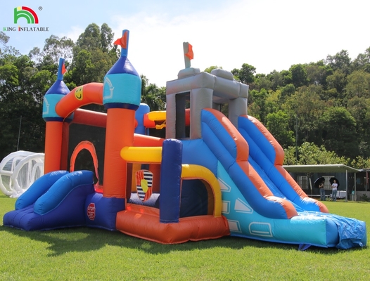 Commercial Inflatable Bounce Combo House Jumping Castle With Slides & Ball Pit Inflatable Jumping Bouncy Castle For Kids