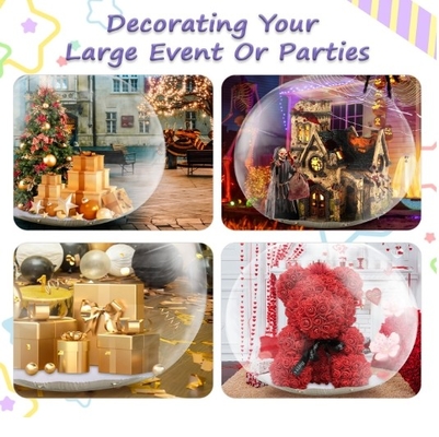 10FT Inflatable Snow Globe 0.5mm PVC Christmas Decorations Giant Transparent Inflatable Bubble Igloo Tent