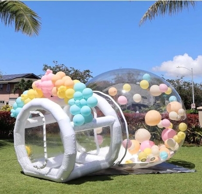 Outdoor Inflatable Bubble Tent Transparent Crystal Dome Inflatable Bubble Tent With Balloons For Wedding