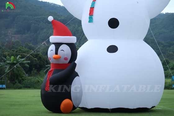 26/33FT Outdoor Christmas Snowman Inflatable Giant Inflatable Snowman With Blower For Christmas Holiday Indoor Outdoor Party Garden Yard Decoration