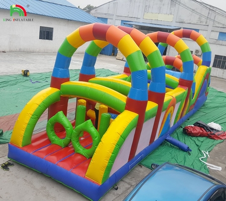 Commercial Land Obstacle Course Sport Inflatable Obstacle Game For Kids