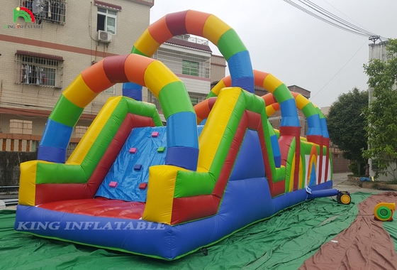 Commercial Land Obstacle Course Sport Inflatable Obstacle Game For Kids