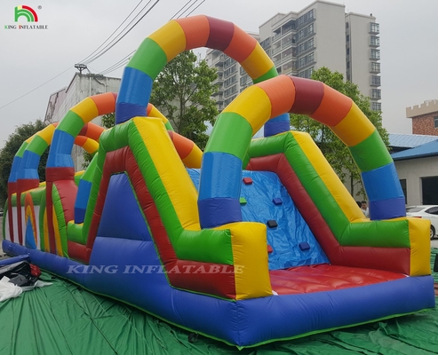 Commercial Land Obstacle Course Sport Inflatable Obstacle Game For Kids