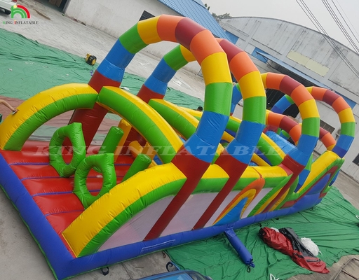 Commercial Land Obstacle Course Sport Inflatable Obstacle Game For Kids