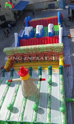 Commercial Bounce House Adult Game Obstacle Course Kids Sports Activities Inflatable Obstacle Course Inflatable For Adults