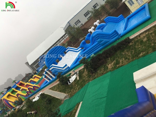 Outdoor Giant Inflatable Big Bounce Theme Outdoor Park Playground Inflatable Castle Combo Inflatable Obstacle Course