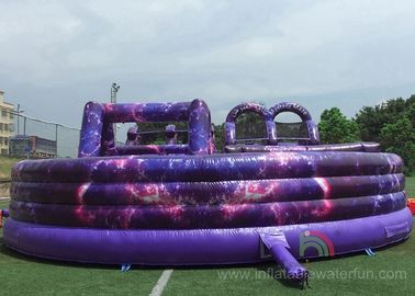 PVC Giant Outdoor Playground Inflatable Obstacle Course Customized Size