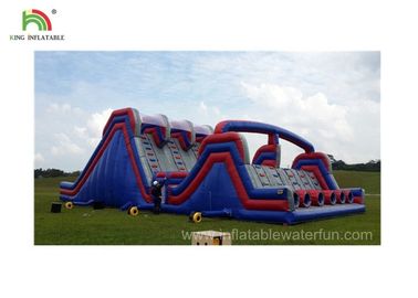 4 Lane Inflatable Sports Games / Military Boot Camp Obstacle Course