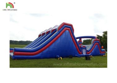 4 Lane Inflatable Sports Games / Military Boot Camp Obstacle Course