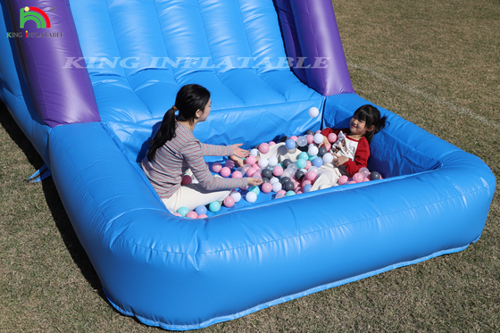 Outdoor Commercial Inflatable Bouncer Combo Bounce House Kids Party Bouncy Castle With Slide Ball Pit Climbing Obstacle Blower