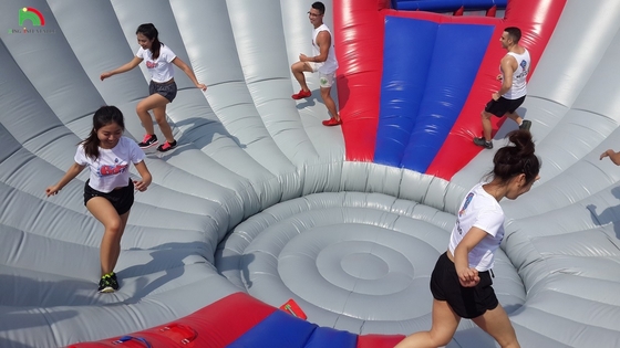 Large Inflatable Flushing Equipment Obstacle Course Inflatable Big Bowl Competitive Challenge