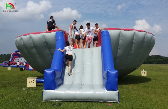 Large Inflatable Flushing Equipment Obstacle Course Inflatable Big Bowl Competitive Challenge