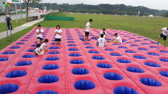 Competitive Challenge Inflatable Bounce Obstacle Course PVC Mattress Running Inflatable Course Equipment For Event