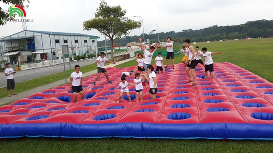 Competitive Challenge Inflatable Bounce Obstacle Course PVC Mattress Running Inflatable Course Equipment For Event