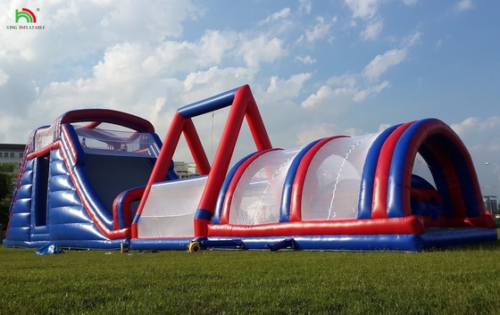 Commercial Outdoor Inflatable Obstacle Course Challenges Adult Inflatable Climb Bounce House Sports Games