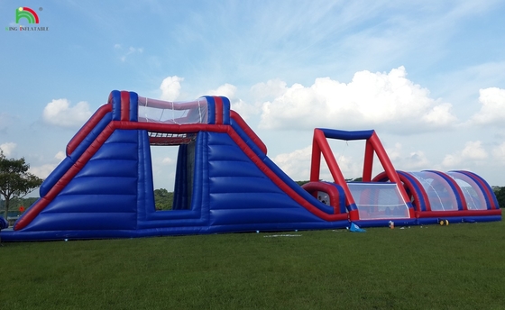 Commercial Outdoor Inflatable Obstacle Course Challenges Adult Inflatable Climb Bounce House Sports Games