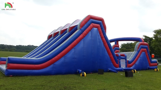 Customized Inflatable Climbing Wall Bouncy Castle Slide Obstacle Fun Sport Products Inflatable Land Obstacle Course