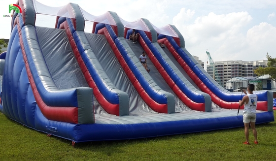 Customized Inflatable Climbing Wall Bouncy Castle Slide Obstacle Fun Sport Products Inflatable Land Obstacle Course