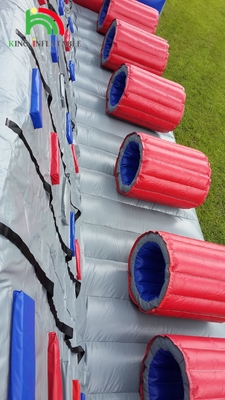 Customized Inflatable Climbing Wall Bouncy Castle Slide Obstacle Fun Sport Products Inflatable Land Obstacle Course
