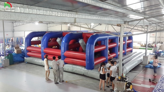 Commercial Inflatable Obstacle Course Combo Bouncer Jumping Castle Bounce House