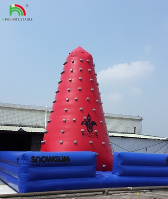 Popular Outdoor Mobile Amusement Air Challenging Games Inflatable Climbing Tower Rock Climbing Wall For Kids Indoor