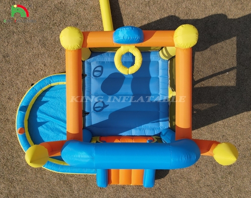Kids Inflatable Bounce House Combo Party Toddler Inflatable Jumping Bouncy Castle With Slide Pool Basket Dartboard Trampoline
