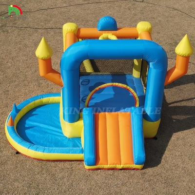 Kids Inflatable Bounce House Combo Party Toddler Inflatable Jumping Bouncy Castle With Slide Pool Basket Dartboard Trampoline